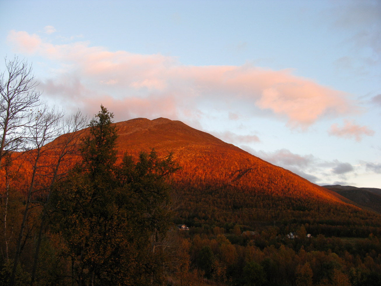 Som Ayers Rock i solnedgangen