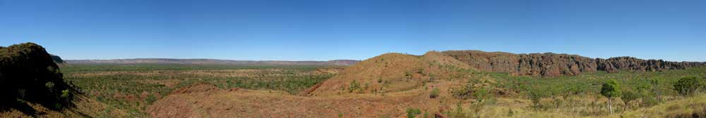 Panoramaudsigt ud over Keep River Nationalpark