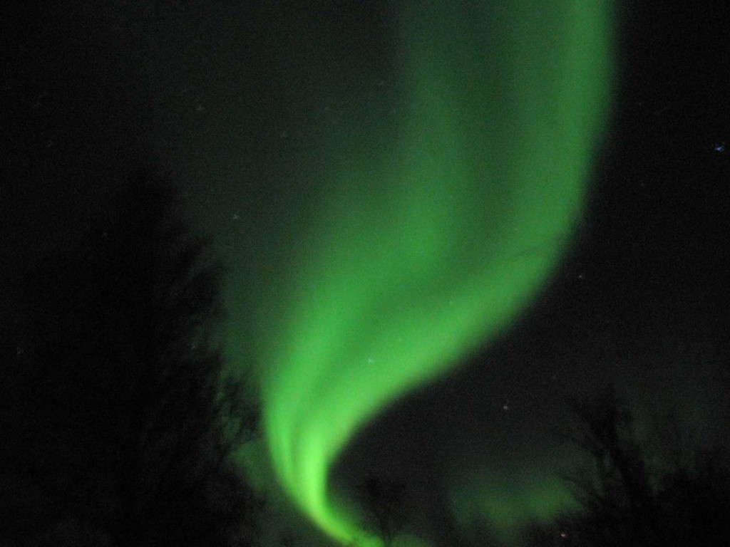 Mit første billede af nordlys :-)